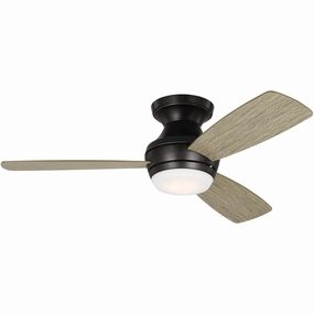Ikon 44" Hugger LED Ceiling Fan led ceiling fans with light and remote