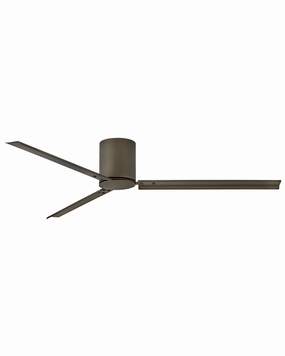 Indy Flush 72"Ceiling Fan Metallic Matte Bronze space-saving huggers with modern style