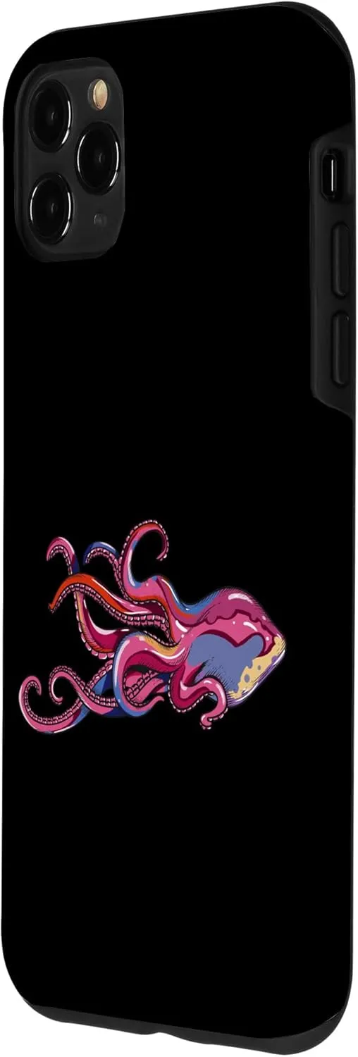 iPhone 11 Pro Max Giant Squid Octopus Fan Sea Ocean Fan Diver Aquariums Case