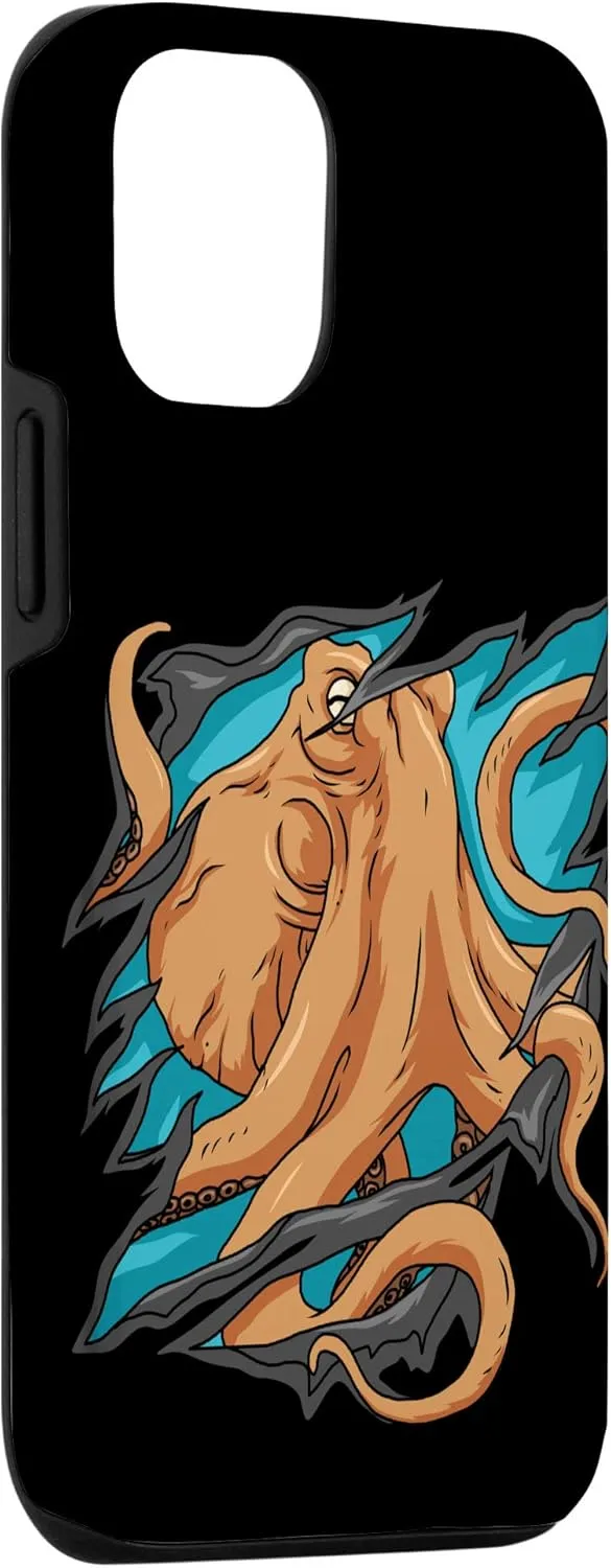 iPhone 12/12 Pro Octopus Fan Octopus Gift Men Underwater Deep Sea Kraken Case