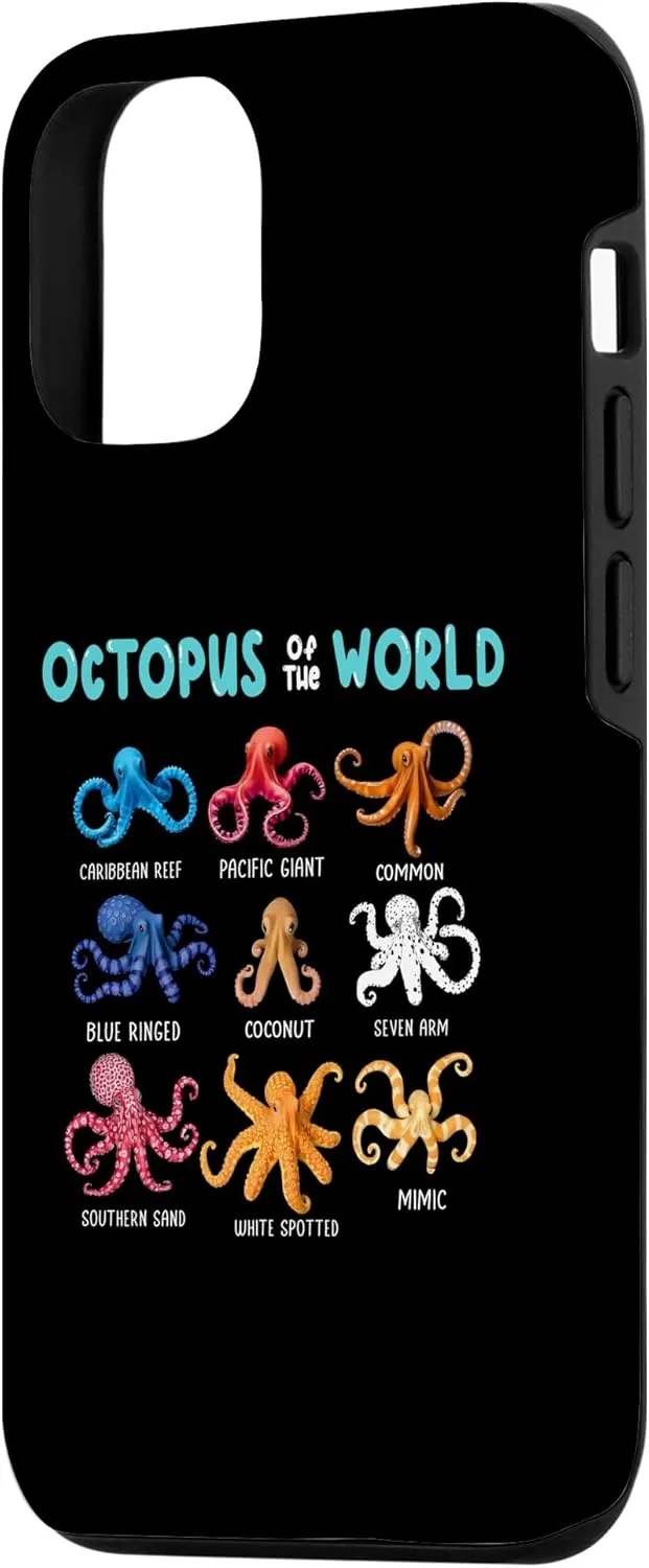 iPhone 13 Pro Octopus - Sea Animals of the World Octopus Fan Case