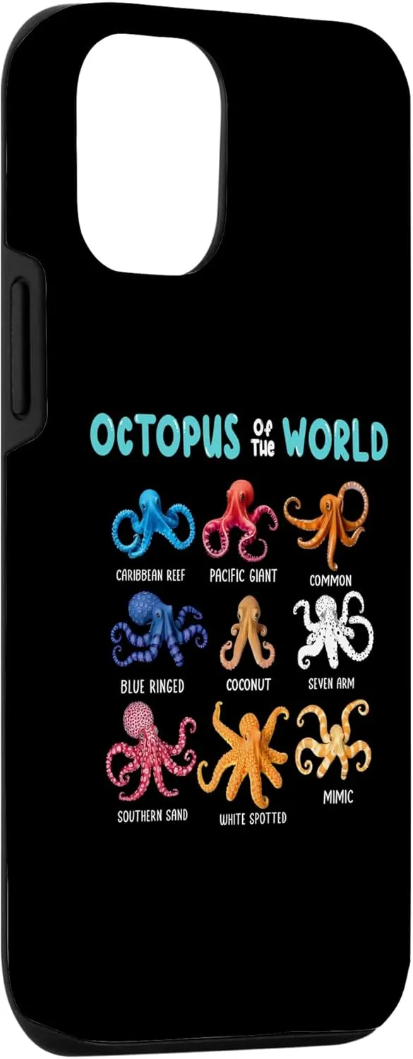 iPhone 13 Pro Octopus - Sea Animals of the World Octopus Fan Case