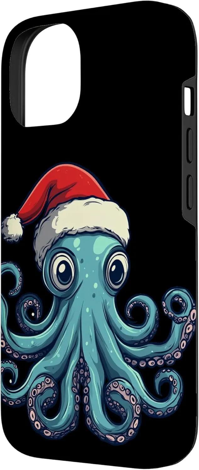iPhone 14 A Christmas Octopus Full of Holiday Spirit for Octopuses Fan Case