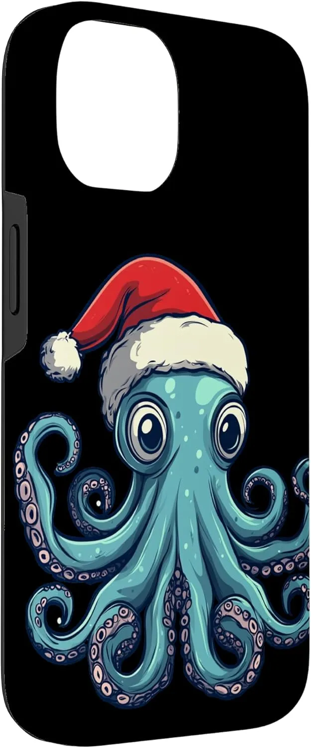 iPhone 14 A Christmas Octopus Full of Holiday Spirit for Octopuses Fan Case