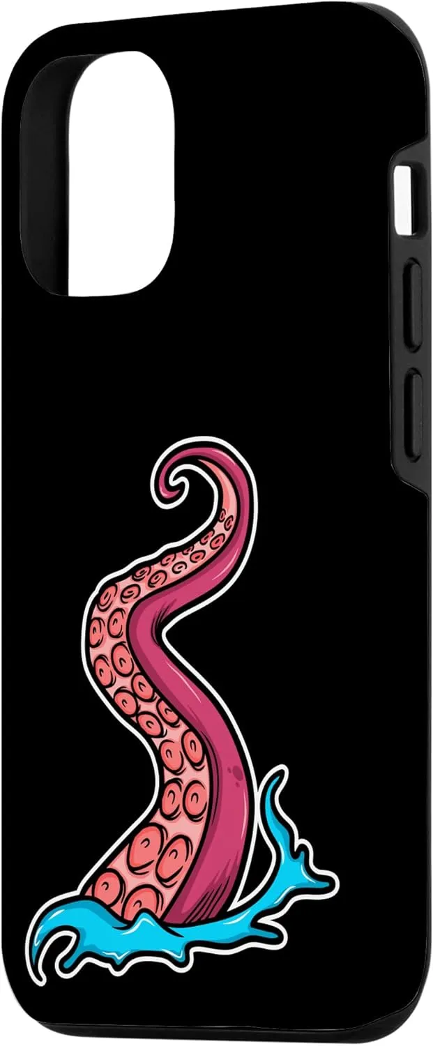iPhone 14 Octopus Sea Monster Kraken Red Tentacle Octopuses Fans Case