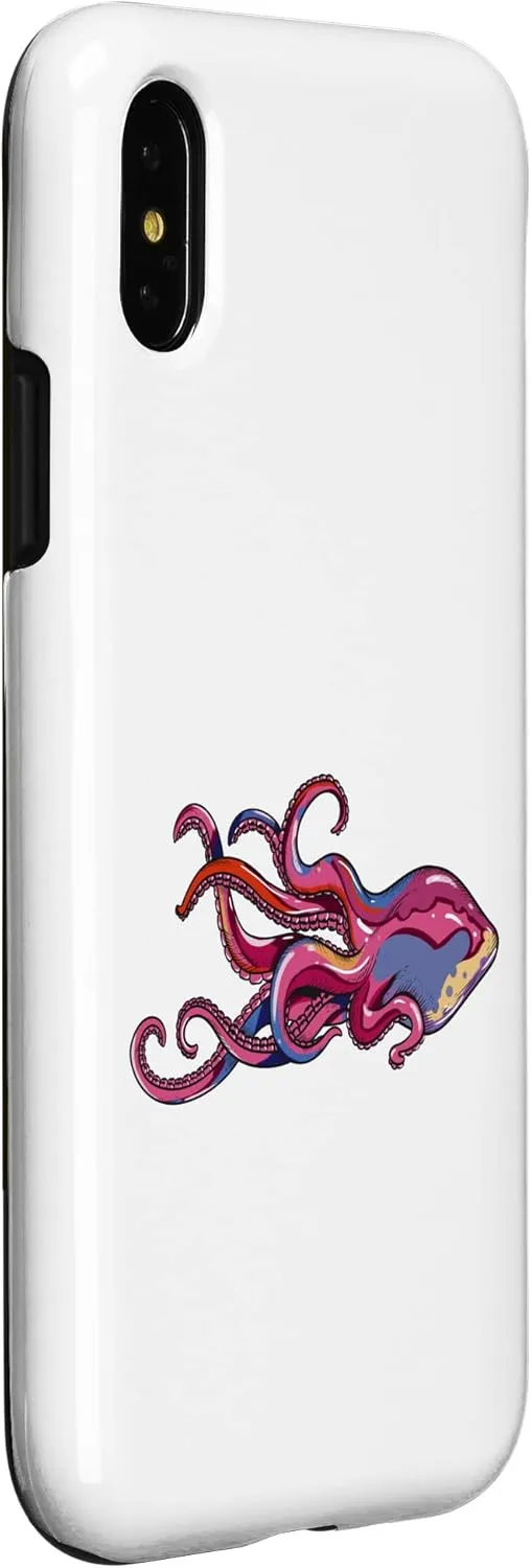 iPhone X/XS Giant Squid Octopus Fan Sea Ocean Fan Diver Aquariums Case