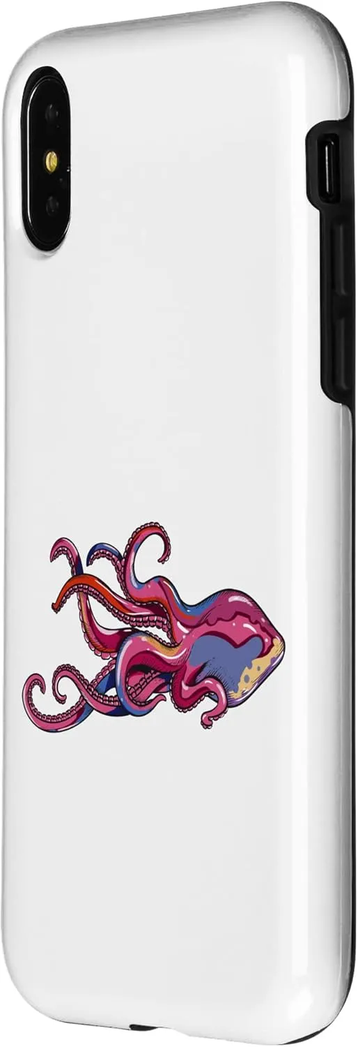 iPhone X/XS Giant Squid Octopus Fan Sea Ocean Fan Diver Aquariums Case