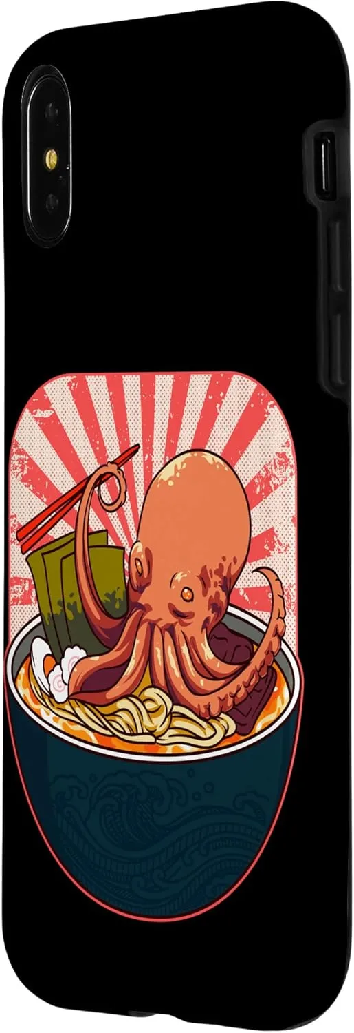 iPhone X/XS Ramen Octopus for Fans of Japanese Cuisine and Culture Case