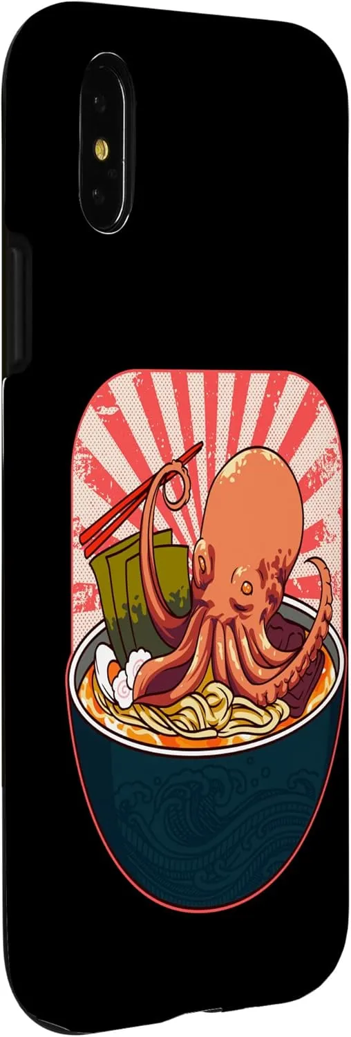 iPhone X/XS Ramen Octopus for Fans of Japanese Cuisine and Culture Case