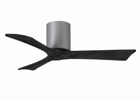Irene-3H 42"Ceiling Fan Brushed Nickel hugger fans for rooms with low ceilings