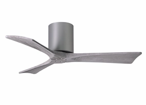 Irene-3H 42"Ceiling Fan Brushed Nickel hugger fans for rooms with low ceilings