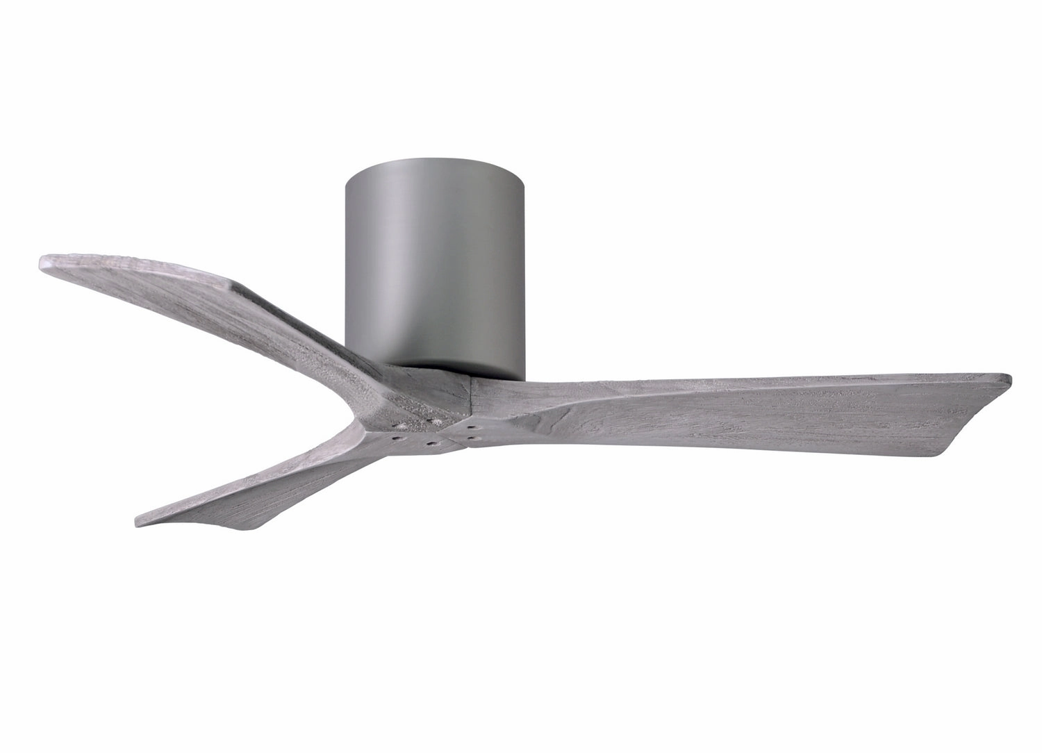 Irene-3H 42"Ceiling Fan Brushed Nickel hugger fans for rooms with low ceilings