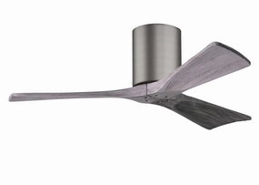 Irene-3H 42"Ceiling Fan Brushed Pewter space-saving huggers with modern style