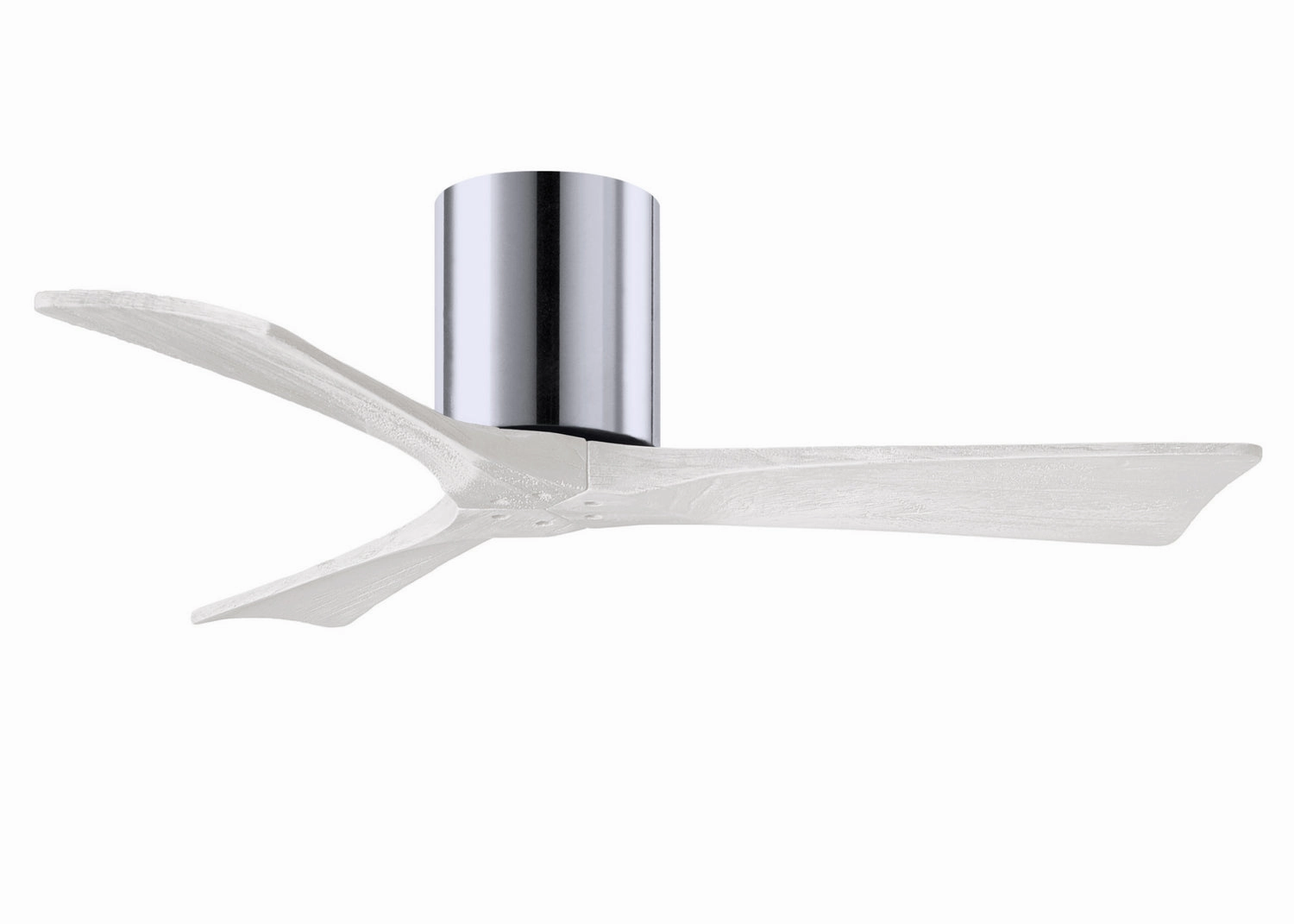 Irene-3H 42"Ceiling Fan Polished Chrome hugger fans for rooms with low ceilings