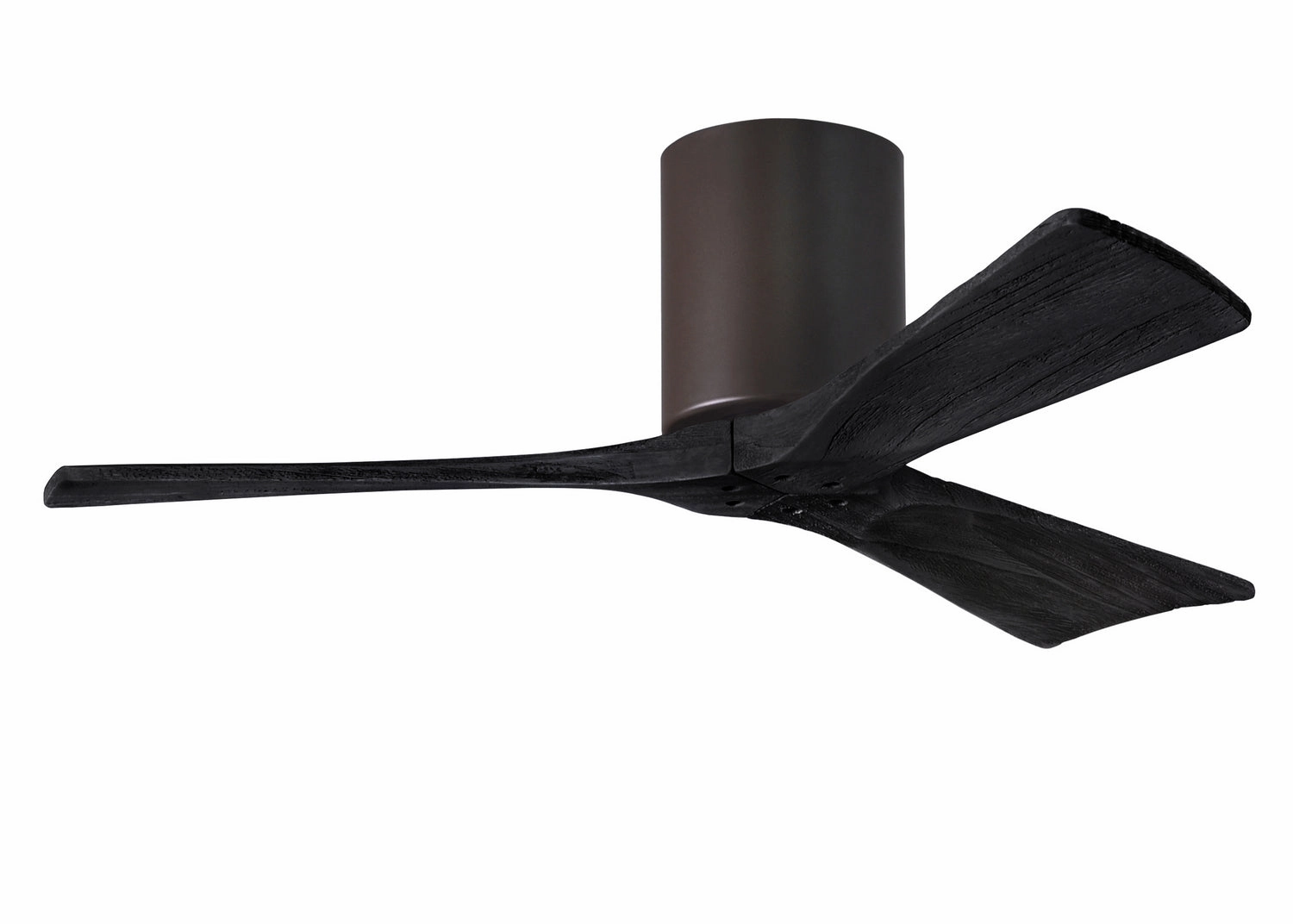 Irene-3H 42"Ceiling Fan Textured Bronze hugger fans for rooms with low ceilings