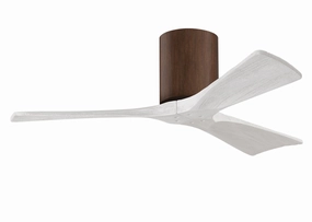 Irene-3H 42"Ceiling Fan Walnut space-saving huggers with modern style