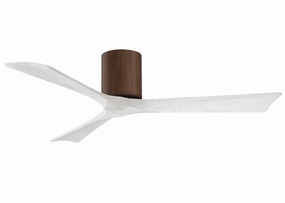 Irene-3H 52"Ceiling Fan Walnut space-saving huggers with modern style