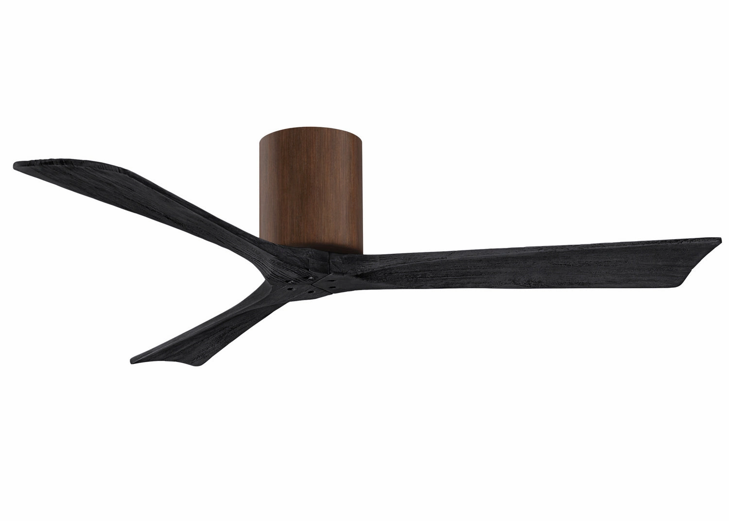Irene-3H 52"Ceiling Fan Walnut space-saving huggers with modern style