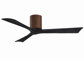 Irene-3H 52"Ceiling Fan Walnut space-saving huggers with modern style