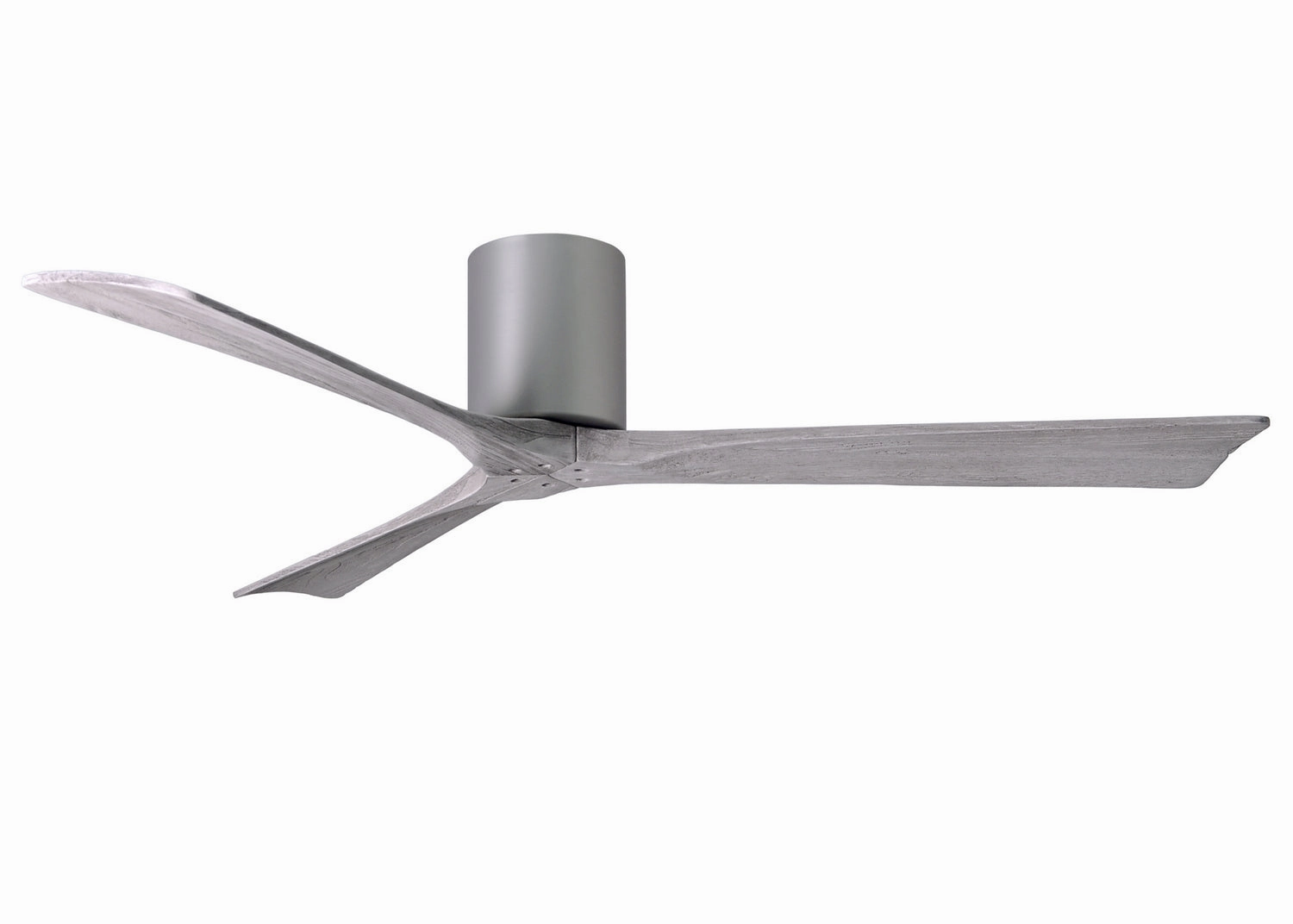 Irene-3H 60"Ceiling Fan Brushed Nickel hugger fans for rooms with low ceilings