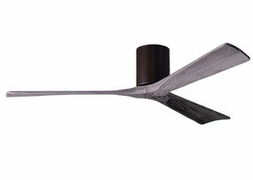 Irene-3H 60"Ceiling Fan Textured Bronze hugger fans for rooms with low ceilings