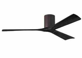 Irene-3H 60"Ceiling Fan Textured Bronze hugger fans for rooms with low ceilings