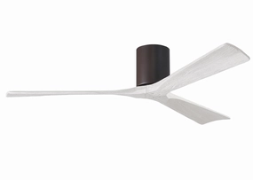 Irene-3H 60"Ceiling Fan Textured Bronze hugger fans for rooms with low ceilings