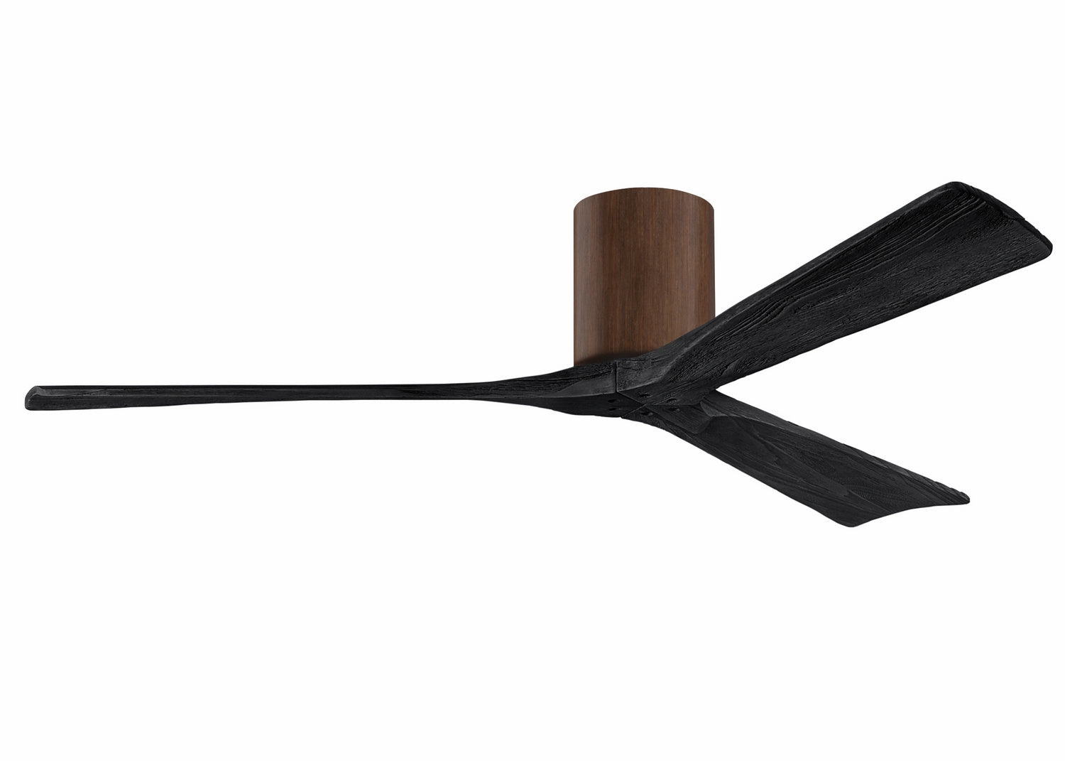 Irene-3H 60"Ceiling Fan Walnut space-saving huggers with modern style