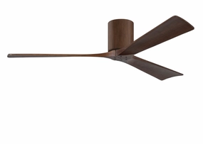 Irene-3H 60"Ceiling Fan Walnut space-saving huggers with modern style