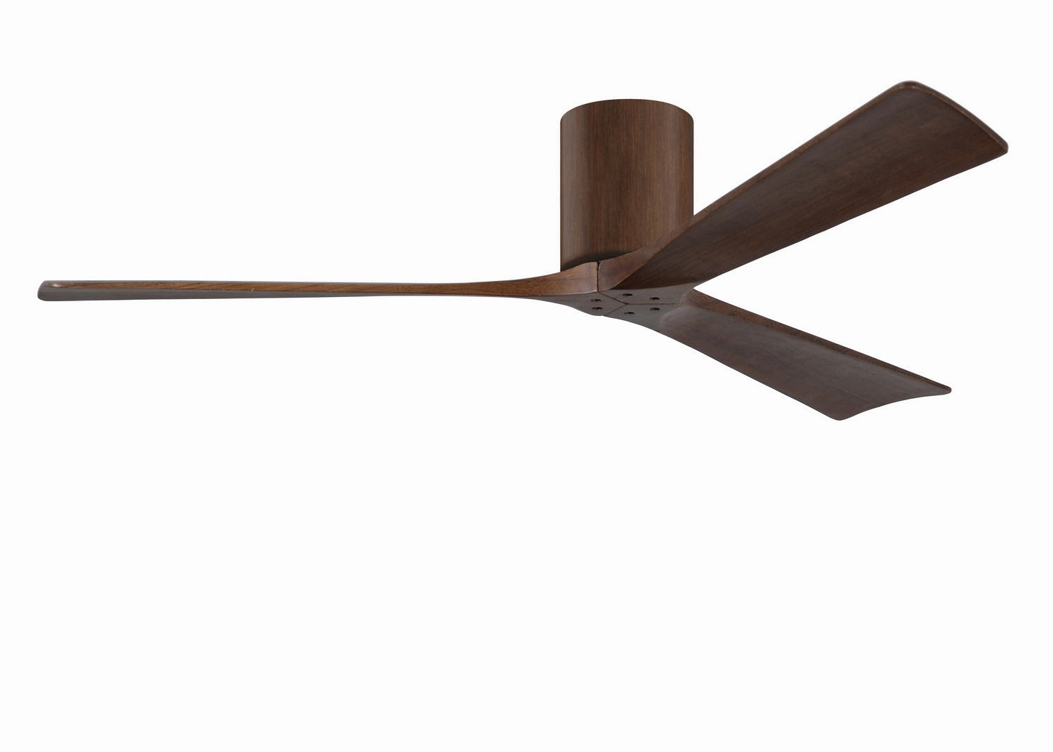 Irene-3H 60"Ceiling Fan Walnut space-saving huggers with modern style