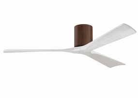 Irene-3H 60"Ceiling Fan Walnut space-saving huggers with modern style