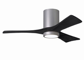 Irene-3HLK 42"Ceiling Fan Brushed Nickel hugger fans for rooms with low ceilings