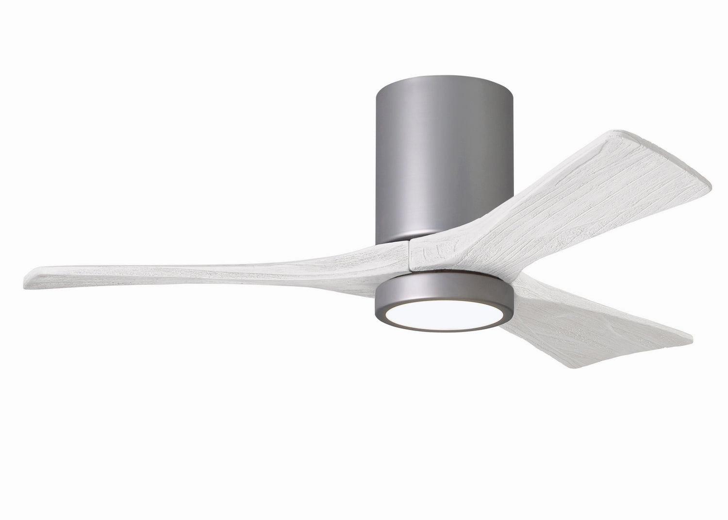 Irene-3HLK 42"Ceiling Fan Brushed Nickel hugger fans for rooms with low ceilings