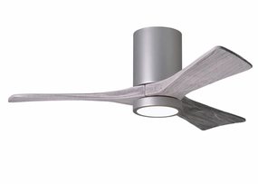 Irene-3HLK 42"Ceiling Fan Brushed Nickel hugger fans for rooms with low ceilings