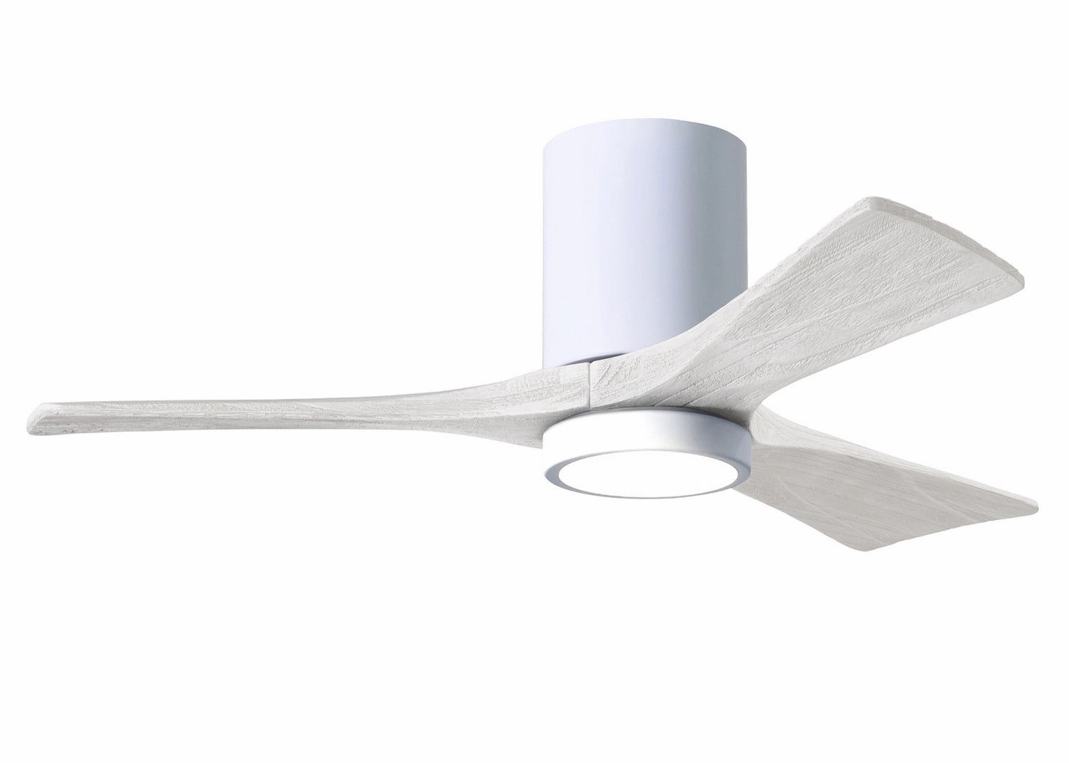 Irene-3HLK 42"Ceiling Fan Gloss White hugger fans for rooms with low ceilings