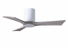 Irene-3HLK 42"Ceiling Fan Gloss White hugger fans for rooms with low ceilings
