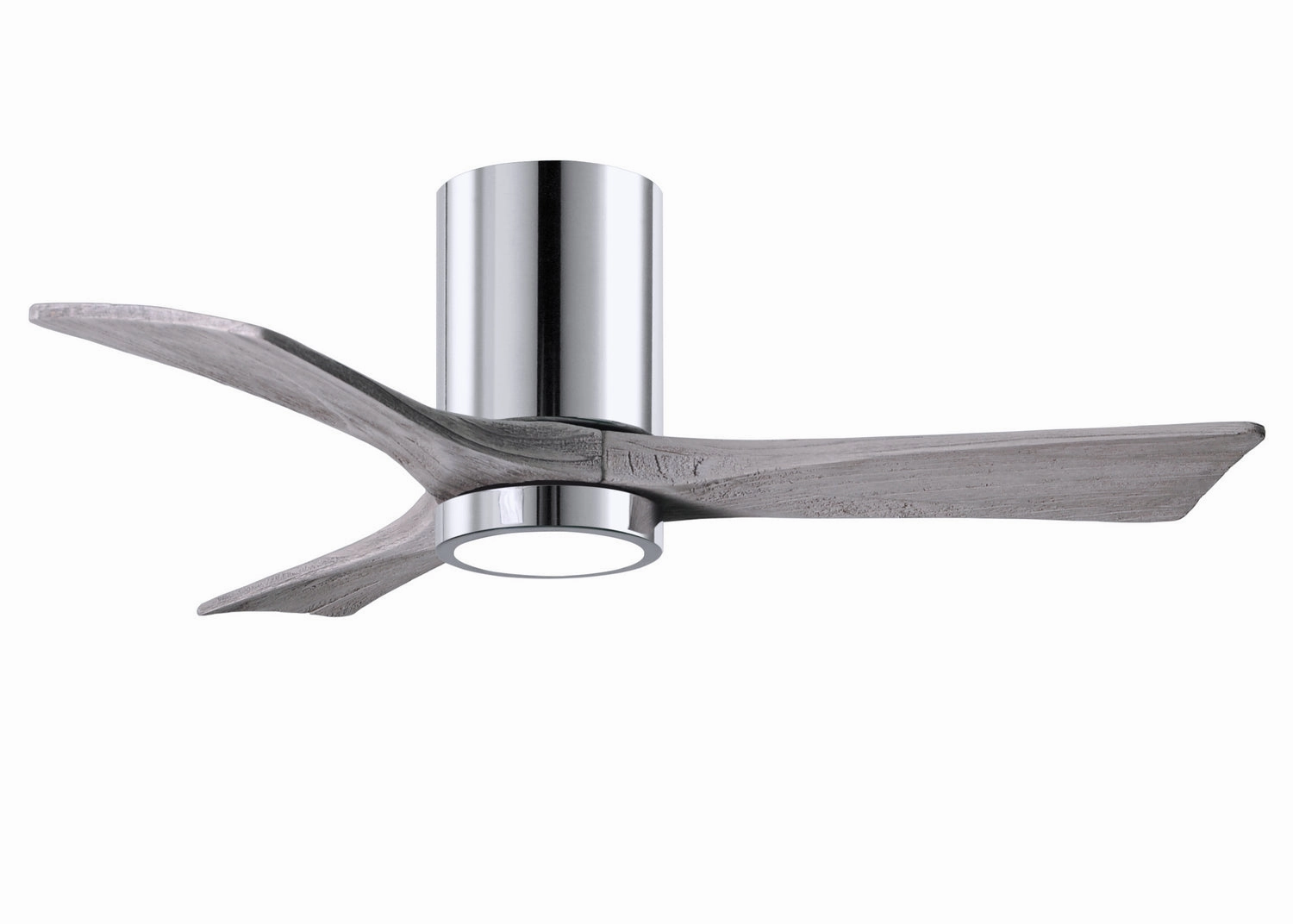 Irene-3HLK 42"Ceiling Fan Polished Chrome hugger fans for rooms with low ceilings