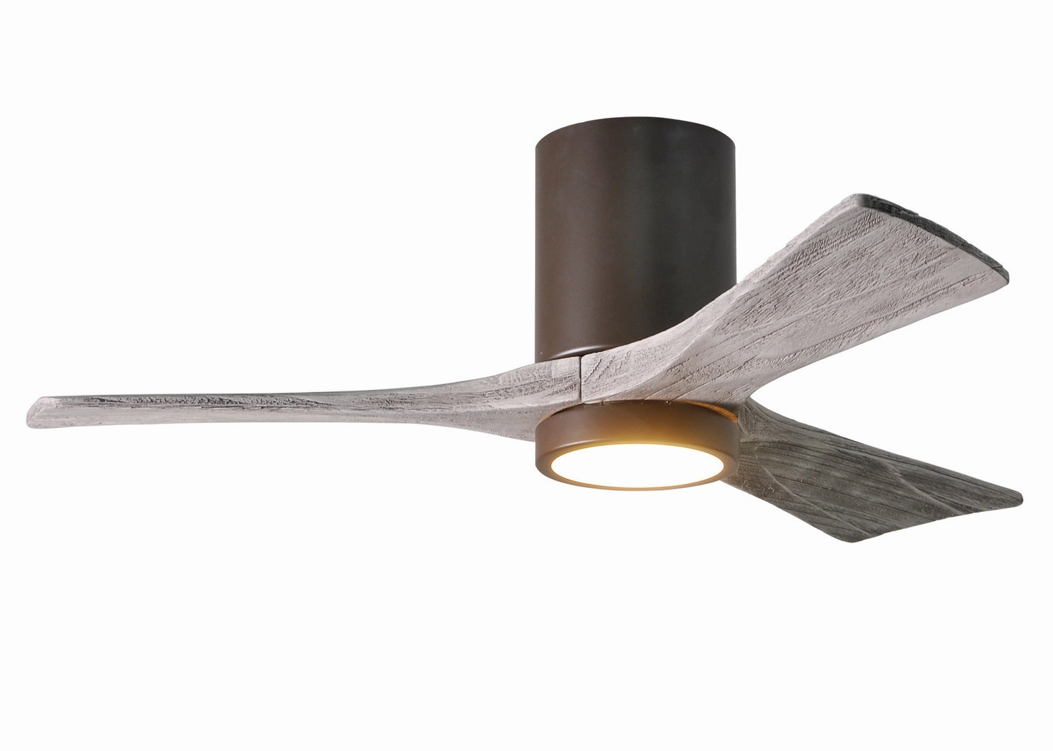 Irene-3HLK 42"Ceiling Fan Textured Bronze hugger fans for rooms with low ceilings
