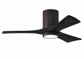 Irene-3HLK 42"Ceiling Fan Textured Bronze hugger fans for rooms with low ceilings