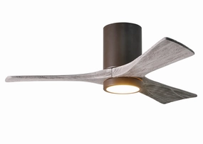 Irene-3HLK 42"Ceiling Fan Textured Bronze hugger fans for rooms with low ceilings