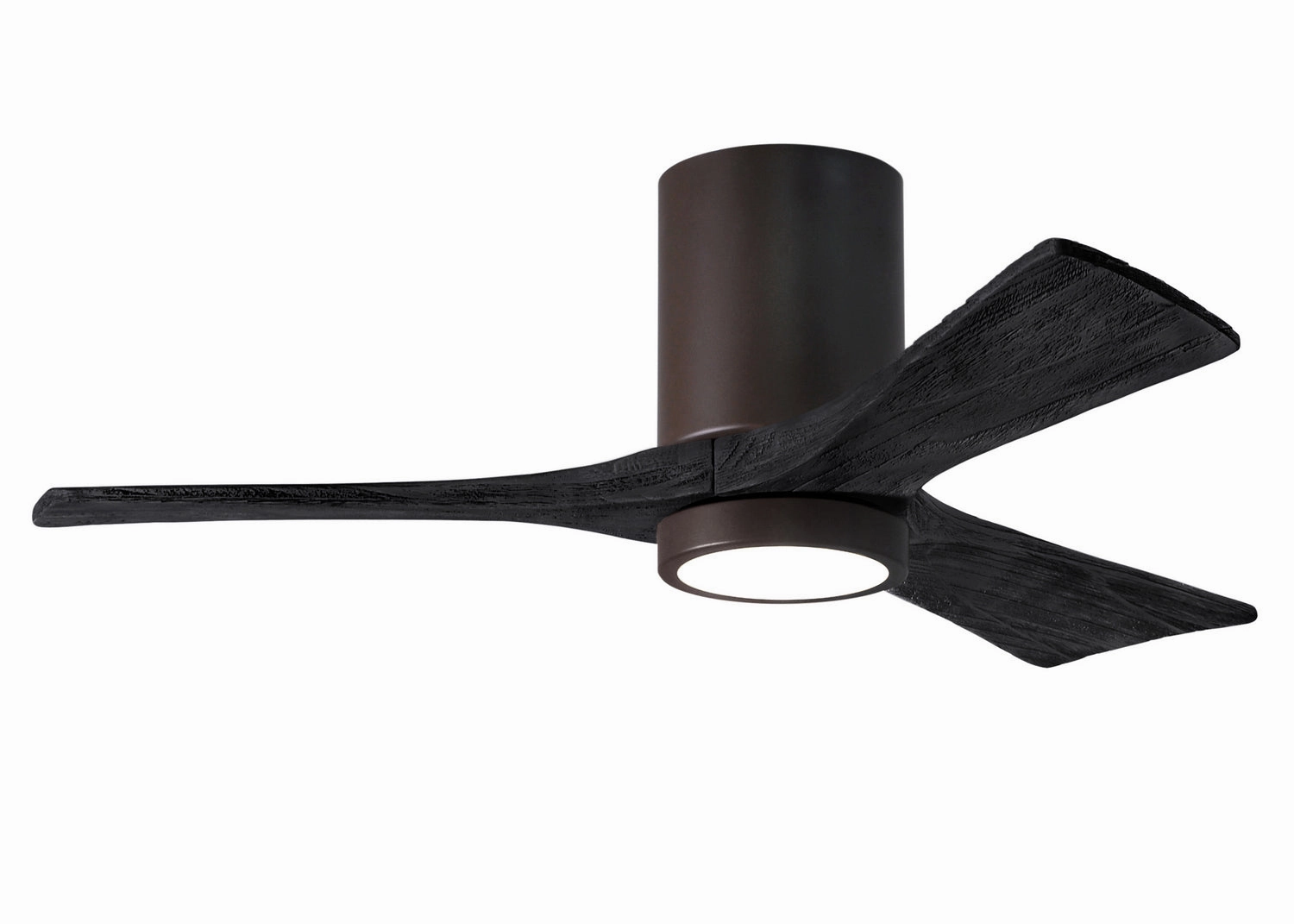 Irene-3HLK 42"Ceiling Fan Textured Bronze hugger fans for rooms with low ceilings