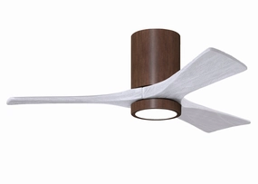 Irene-3HLK 42"Ceiling Fan Walnut Tone space-saving huggers with modern style