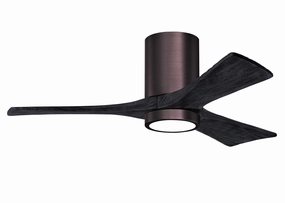 Irene-3HLK 42"Ceiling Fan Walnut Tone space-saving huggers with modern style