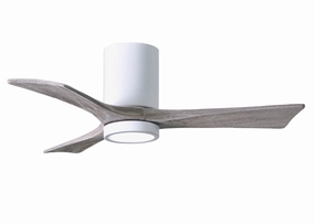 Irene-3HLK 42"Ceiling Fan Walnut Tone space-saving huggers with modern style
