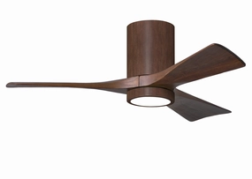 Irene-3HLK 42"Ceiling Fan Walnut Tone space-saving huggers with modern style