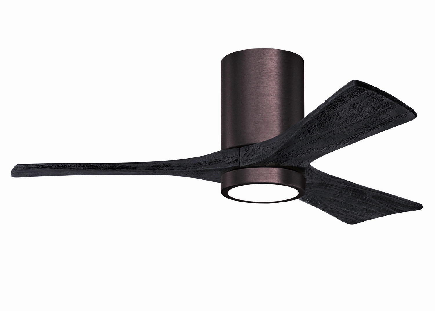 Irene-3HLK 42"Ceiling Fan Walnut Tone space-saving huggers with modern style