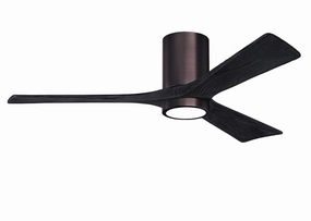 Irene-3HLK 52"Ceiling Fan Brushed Bronze space-saving huggers with modern style