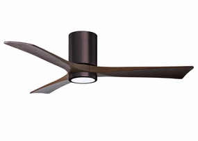 Irene-3HLK 52"Ceiling Fan Brushed Bronze space-saving huggers with modern style