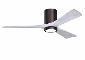 Irene-3HLK 52"Ceiling Fan Brushed Bronze space-saving huggers with modern style