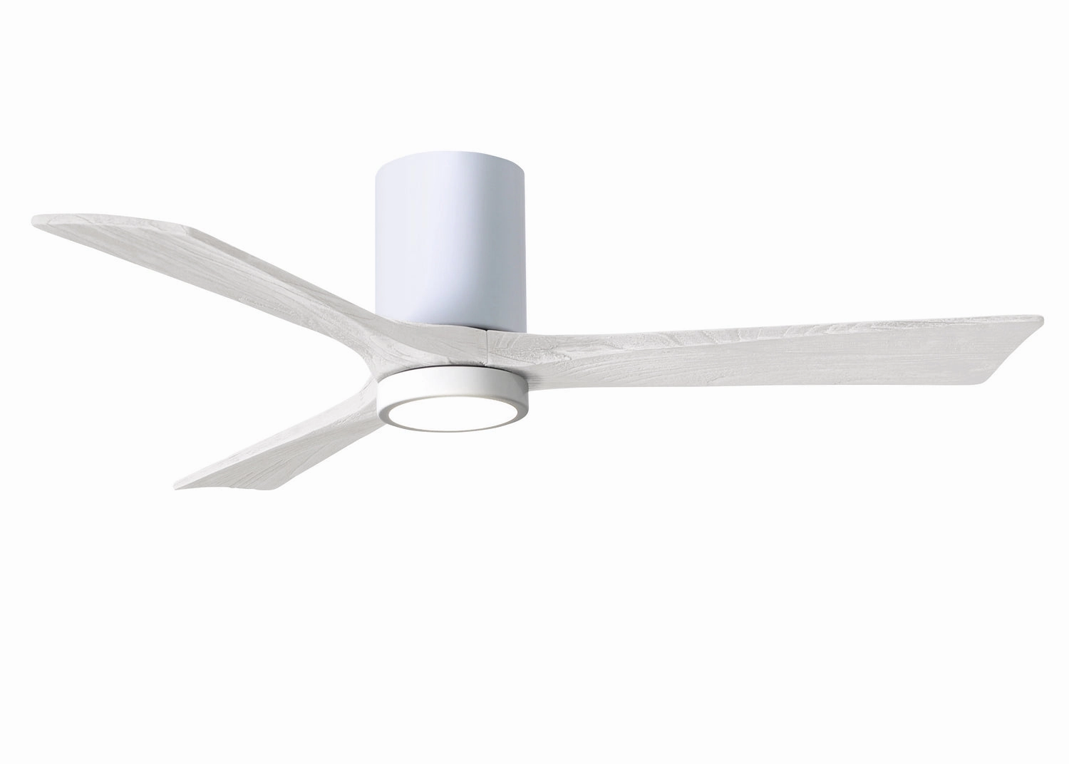 Irene-3HLK 52"Ceiling Fan Gloss White hugger fans for rooms with low ceilings